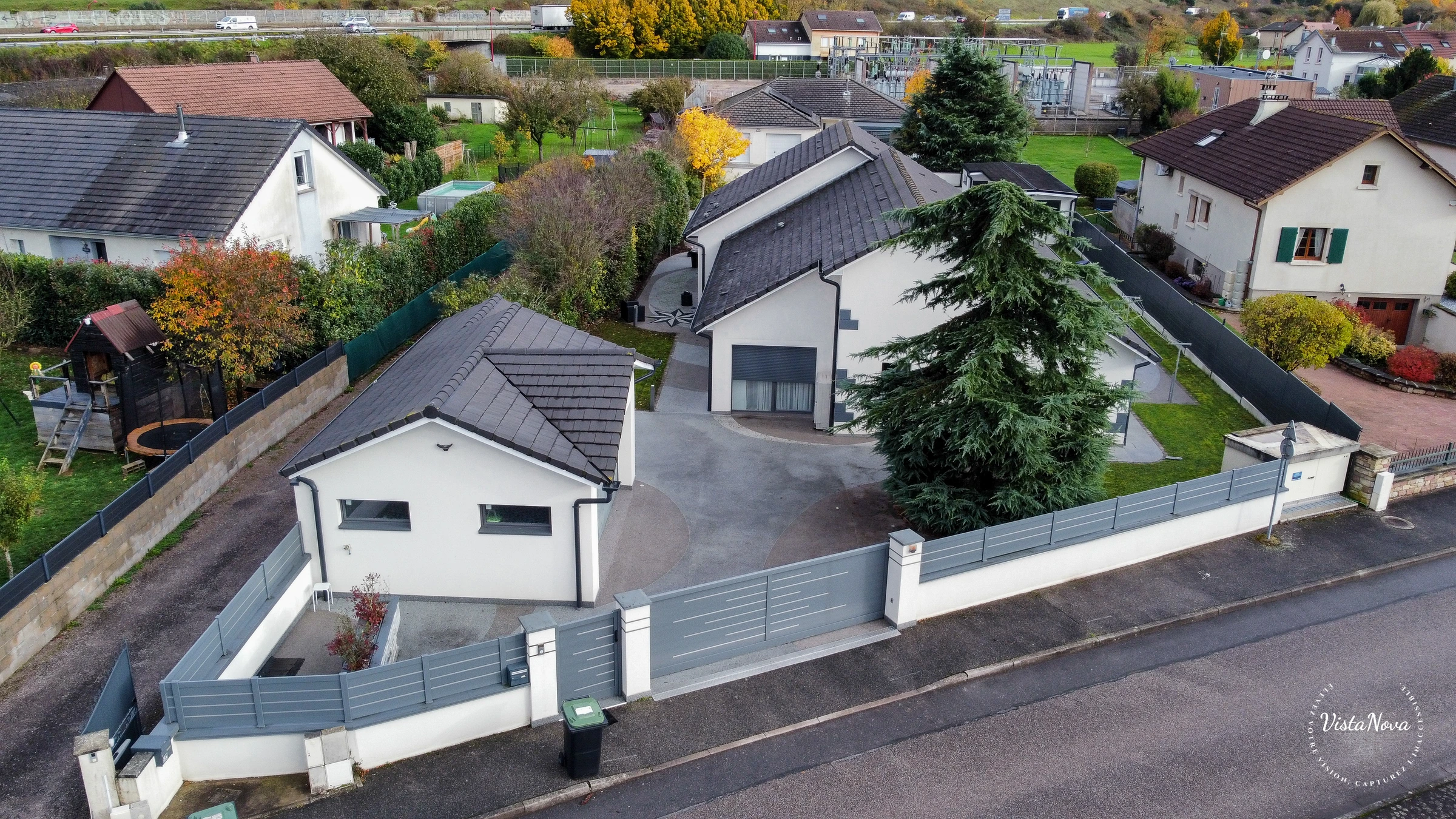 Drone — Insertion environnement urbain résidentiel